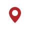 red icon of locator pin