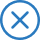 xmark no icon